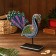 Souvenir "Peacock" wood, on a stand 27x10x35 cm