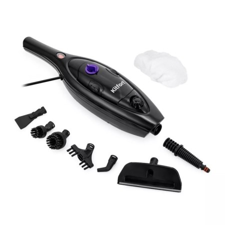 Steam mop Kitfort KT-1061, 1300 W, 300 ml, cord 4.7 m, black-violet-3