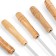 A set of skewers for barbecue 6 pcs, handle - wood, width - 0.7 cm, 40 cm