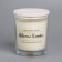 A candle in a glass flavored "Cotton flowers", 7x7 cm, 27 hours