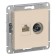 Computer outlet SE AtlasDesign, RJ45, TV, built -in, IP20, beige, Atn000289