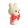 A toy of foam "Bunny with a bow", 12 cm
