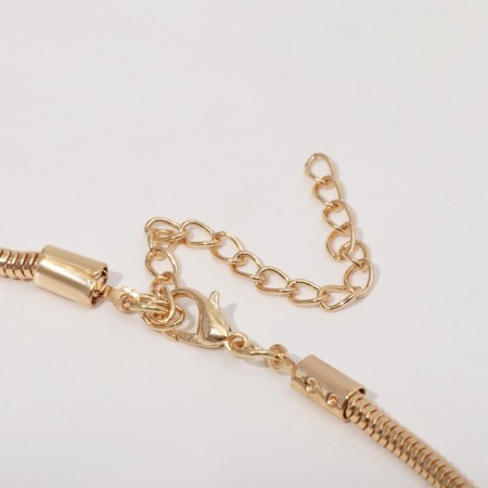 Pendant "Geometry" circles, color gold, 50 cm-3