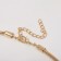 Pendant "Geometry" circles, color gold, 50 cm