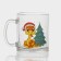 New Year's glass tea mug "New Year's snakes", 320 ml, mix