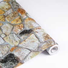 Film self -adhesive stone multi -colored 10m*45cm