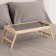 Folding breakfast table, 50 × 30cm, with handles