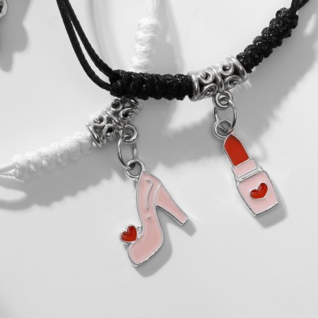 Bracelets "Demetrons" shoe with lipstick, color, 7 cm-2