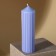 Candle Interior column "Aesthetics", lilac