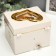 Casket Plastic Mechanical Mechanical "chest of draw" white 11x13.3x11.5 cm
