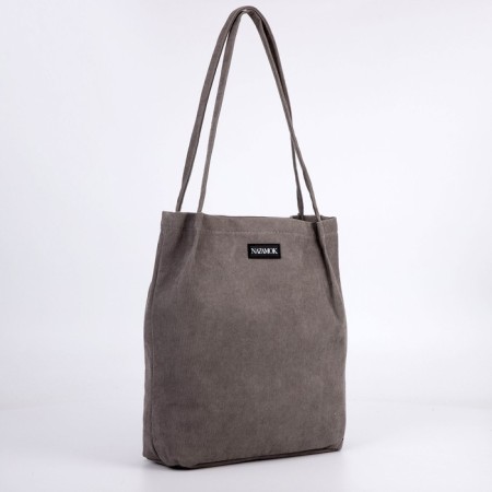 Shoper nazamok, gray color, 40 x 35 cm-1