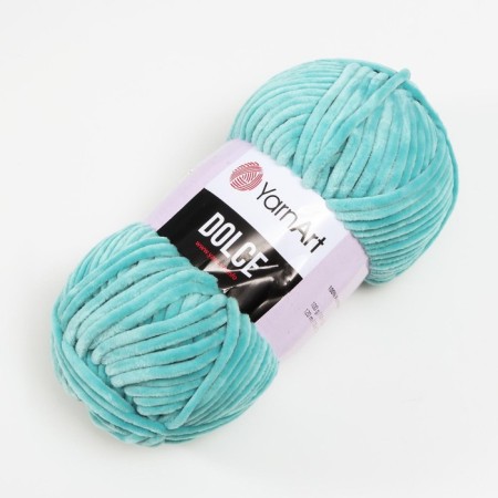 Yarn "Dolce" 100% micropoliester 120m/100g (770 turquoise)-1