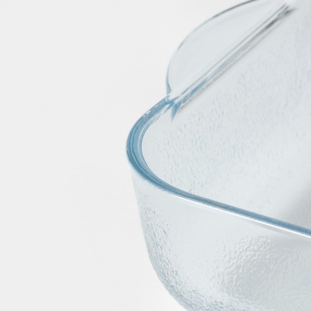 Glass form for baking, 20 × 20 × 6.6 cm-3