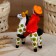 Дымковская игрушка "Всадник", 12 см, микс