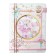 Notebook Gift, A6, 96 sheets, color block, with a curly knife, PVC cover, 3D, "Anime", mix