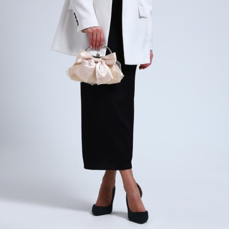 Clamp bag on the farmar, beige color-7