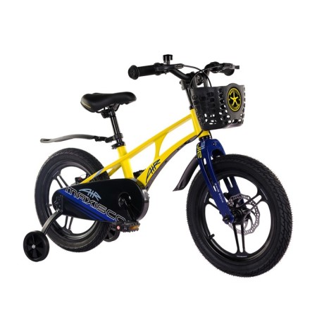 Bicycle 16 ’’ maxiscoo Air Pro, yellow matte color-1