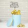 New Year's Topper in the Cake "Miracles in the New Year", the color is silver