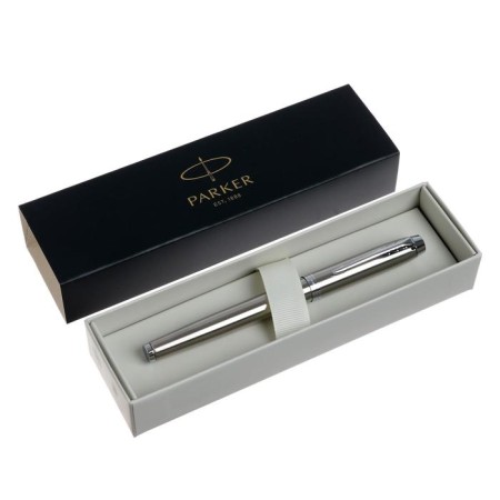Parker IM Essential T319 Brushed Metal CT, 0.5 mm, brass body, black ink-5