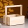 Kashpo wooden 20 × 16 × 9.5 (22) cm Eleagant "Classic", with a pen, natural