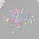 Beads for creativity plastic "Cuba Color Hearts" set 20 grams 0.4x0.4 cm