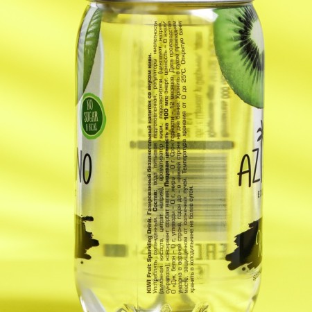 Gas -water water Aziano, kiwi, 350 ml-2
