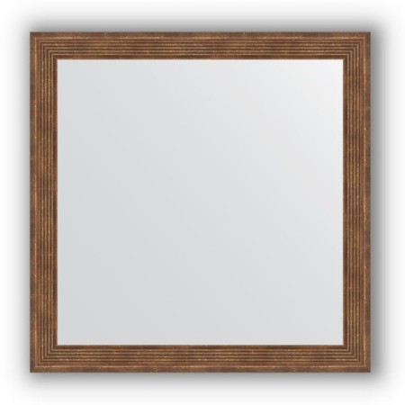 Mirror in the baguette frame - dry reed 51 mm, 63 x 63 cm, evoForm