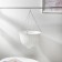 Street Kashpo for flowers suspended Venice, 10 l, white color