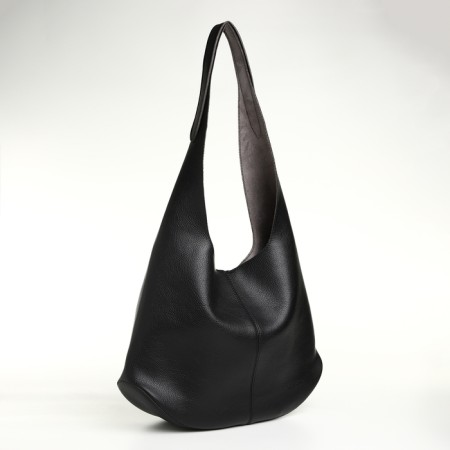 Women's bag on magnet Textura, large size, black color-2