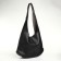 Women's bag on magnet Textura, large size, black color