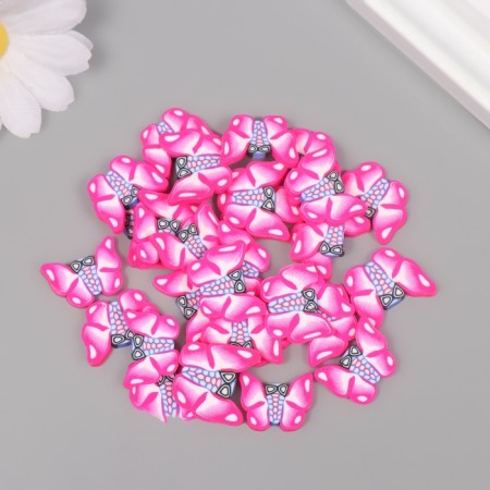 DECOR for creativity PVC "Pink butterflies" set of 20 grams 0.3x1.7x1.9 cm-2