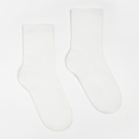 Women's socks, white color, size 36-40-1