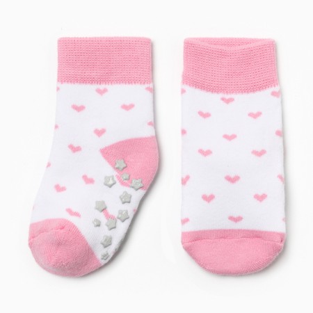 Socks of children's terry crumb I "hearts" p. 12-14 cm