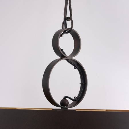Ferrous hanging chandelier 160 mm, E14 80W-4