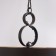 Ferrous hanging chandelier 160 mm, E14 80W