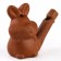 Ceramic "Bunny" whistle, for a painting 3.3 × 6.3 × 6.2 cm