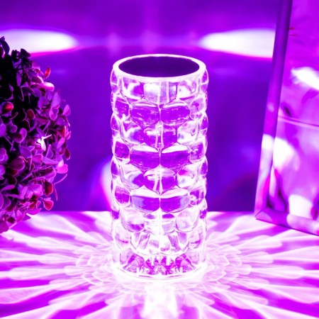 Board lamp with DM "Prism" LED RGB Touch AKB 8x8x18 cm Risalux-16