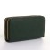 Women's wallet on lightning, green color