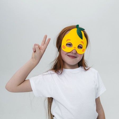 Carnival set of masks "Fruit party", 5 pcs.-6