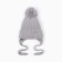 Baby hat, gray color, size 36-38
