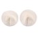 A set of reusable liners for a bra, 2 pcs., White color