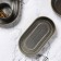 Porcelain Oval Magistro Urban, 260 ml, 18 × 9.8 × 2.5 cm, gray color