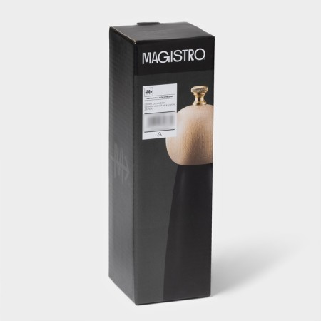 Mill for spices Magistro Ollander, 22 cm, black color-4