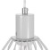 Suspension lamp "Loft" 1x25W E27 gray 12x116x11