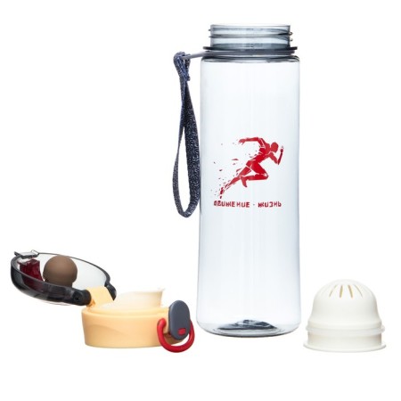 Water bottle, 500 ml, "Movement - Life", with a drinker-3