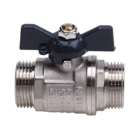 Ballic Aqualink, Pn 50, external/outer thread 3/4, "butterfly, nickel.-2