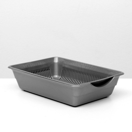 Deep toilet with a mesh of 36 x 25 x 9 cm, gray-1