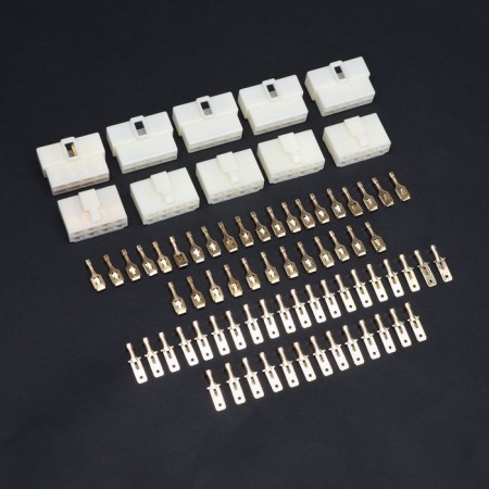 Car connector, dj7081-6.3-11/21, 8 contacts, set 5 pcs