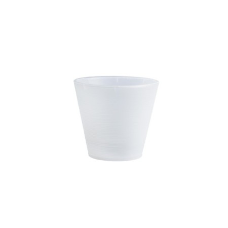 Kashpo "cone" with a tab, 3.7 l, the color is transparent