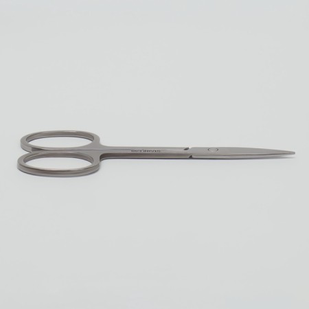 Scissors are manicure, straight, wide, 9 cm, silver color-4